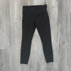 Lululemon Cropped Leggings - Size 8 - Dark Grey